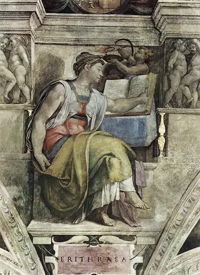 Erithrean Sibyl (Erythraean Sibyl) Michelangelo